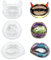 DIYBravo 3 pcs Lips Resin Mould 3D Holder Moulds Resin Art Moulds Ornament Silicone UV Epoxy Casting Moulds for DIY Unique Décor