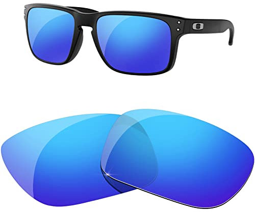 HiCycle2 Polarisierte Ersatzgläser für Oakley Holbrook Sonnenbrille, mehrere Optionen(Eisblau)