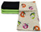 Virginia Tex baumwollstoff-Set 3 Stück 60 x 150 cm Tex Standard 100 in verschiedenen farben waffelpique-stoff und 2 x baumwollstoff meterware 100% baumwolle stoffe zum (Colored Fruits)