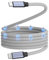 Magtame USB C Kabel, magnetisches Ladekabel, 3.3ft USB C auf USB C Kabel Typ C Kabel, Typ C Schnellladekabel Nylon Geflochten Kompatibel für phone Mac_Book Samsung Galaxy Patent Produkt