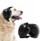 KOPBTBOY Ohrenschützer für Hunde, Gehörschutz für Hunde, Einstellbar Hunde Geräuschreduzierung Ohrenschützer, Schalldämmung und Geräuschreduzierung Gehörschutz für Hunde (schwarz, XL)