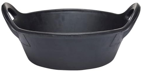 Horse Guard Gummieimer für Stall und Weide, schwarz - 12 Liter