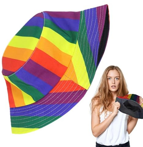 regenbogen fischerhut regenbogen fischerhut regenbogen fischerhut regenbogen unisex fischerhut regenbogen fischerhut regenbogen fischerhut outdoor fischerhut fischerhut, Wie abgebildet, 説明を参照してください