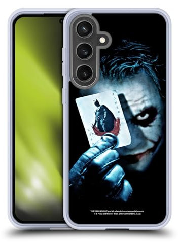 Head Case Designs Offizielle The Dark Knight Joker-Karte Wichtige Kunst Gelhülle [Militärischer Schutzgrad] Kompatibel Mit Samsung Galaxy S24 FE Und Kompatibel Mit MagSafe