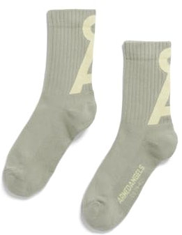 ARMEDANGELS Unisex Socken aus Bio-Baumwolle SAAMUS SHORT Seagreen-early Yellow