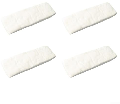 DAZZLEEX Calcium-Magnesium-Silikat-Faser-Schwämme, 4 Stück, 20 x 15 x 2,5 cm, hochtemperaturbeständiger Bioethanol-Feuerkasten-Einsatz für verbesserte Kraftstoffleck-Prävention