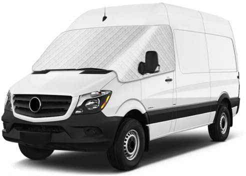Cubierta para parabrisas de coche para Mercedes-Benz Sprinter NCV3 2006-2018, cubierta térmica externa plegable, cubierta para parabrisas, cubierta para parabrisas delantera