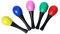 LUOEM 10 Pairs Egg Shaker Percussion Musical Egg Maracas Kids Toys (Random Colour)
