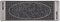 CarFashion 322620A Outdoor Fußmatte Pur|Centerclean mit Hochwirksamer Textileinlage und einer Scraper-fläche in Anthrazit-metallic, TPAnthrazit Metallic Oberfläche, 75 x 25 cm