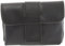 LECONI Gürteltasche Bauchtasche Leder Hüfttasche Handytasche Ledertasche für Damen & Herren Rindsleder 16x10x6cm schwarz LE9005-wax