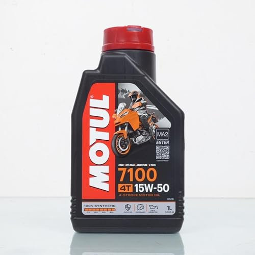 Motul Motorradöl 7100, 15 W-50, 4-Takt, synthetisch, 1 Liter, 104298 (2)