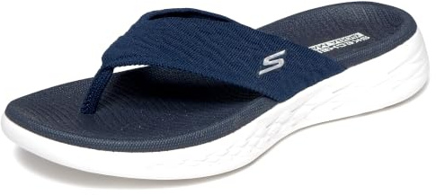 Skechers Damen ON-The-GO 600 Sunny Sandale, Navy Textile, 35 EU