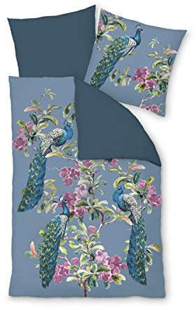 Living Dreams Mako-Satin Bettwäsche New Peacock