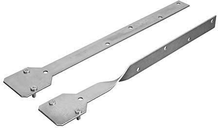 Verlängerung für Rinnenhalter - für vorgehängte Dachrinnen, verzinkter Stahl, gerade und gedreht - RainWay Zubehör (gedreht)