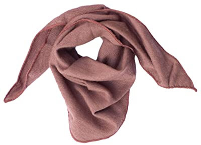 Lilano, Baby Dreieckstuch Uni, 70% Wolle (kbT), 30% Seide, 210 gr./m² (Mauve)