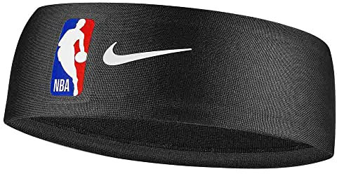 NIKE Stirnband NBA Fury 2.0 Schwarz/Weiß