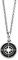 DUR Schmuck Kette KOMPASS 2.0 Lavasand, Silber 925/- rhodiniert 42cm (K2675)