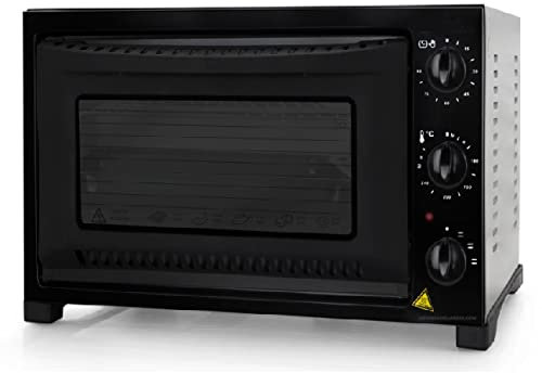 Four électrique de table Capacité de 32 litres Sélecteur de température Minuterie jusqu'à 90 min Puissance 1300 W