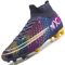 WOWEI Calzado de Fútbol Hombre Zapatillas de Fútbol para Hombre Niños Profesionales Botas de Fútbol Spike Aire Libre Atletismo Zapatos de Fútbol Tacos Fútbol Deporte (39EU)