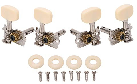 4 Stück Gitarren maschine Köpfe Tuning Pegs 2 Loch 2 links 2 rechts Tuner Key Machine Head Set Kit