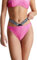 Calvin Klein Slip Bikini Donna High Leg a Costine, Rosa (Bold Pink), XL