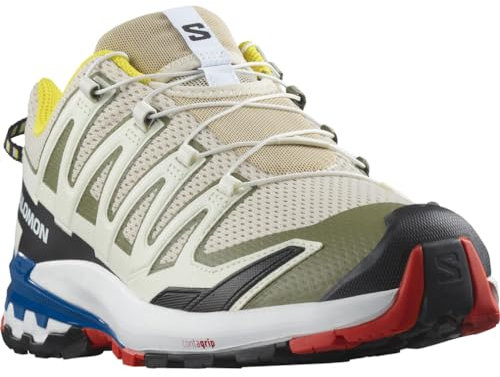 SALOMON Schuhe XA PRO 3D V9 Code 471188, Beige Grün Schwarz Blau, 46 2/3 EU