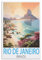 Rio De Janeiro Brasilien Vintage-Reiseposter, 30 x 45 cm, Leinwand-Kunst, Poster und Wandkunst, Bild, Druck, Schlafzimmer-Dekor