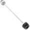 AFGIFT Motorrad Sturzpads Für B┐MW F900R SE F900XR TE Absturzsicherung Motorrad Zubehör Vorne Hinterrad Achse Gabel Crash Slider (Farbe : Black, Size : Rear)