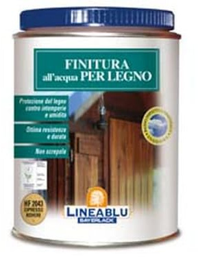 1PEZZO FINITURA ALL'ACQUA PER LEGNO - HF 2040 trasparente satinato ml.750