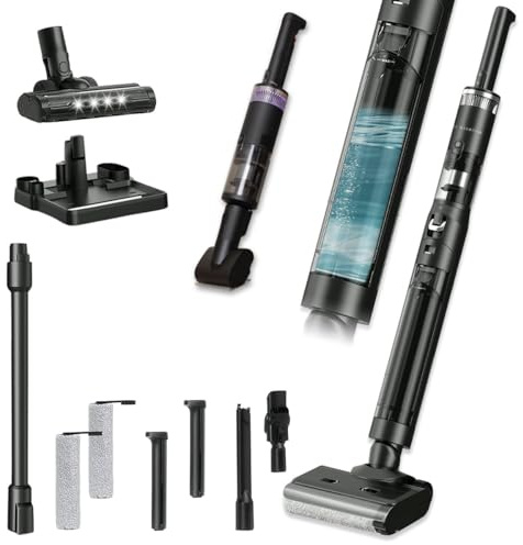 Air Essence Typhoon Jet 7-in-1, Nass-Trockensauger, schwarz, 200 W, 2 liters, 25 Dezibel