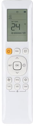 VBESTLIFE Télécommande AC, Remplacement de la Télécommande Universelle pour Climatisation, Adaptée pour RG10B D, BGEF RG10B D1, BGEFU1 RG10B1 D, BGEF RG10B2 D, etc.