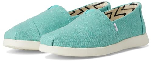 Toms Damen Alpargata Plus Slip-On, Grau, 39.5 EU, Aqua Heritage Canvas, 40 EU