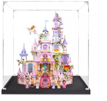 Transparente Acrylvitrine für Lego 32022 Schloss 3 mm