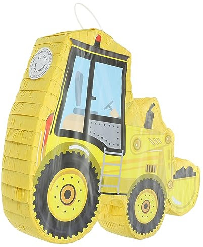 Amosfun Piñata Kippauto-Pinata Bagger-Pinata Festivalspielzeug Baggerpinata Bob komfetti mexicoifiy Aufbrechen paper tig handgefertigte Pinata aus Papier Festival-Pinata-Spielzeug