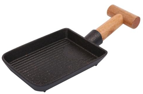 Ciieeo Placa De Teppanyaki A La Parrilla Accesorio De Cocina Sartén Para Parrilla Para Acampar Plato Para Freír Barbacoa Sartén Para Parrilla De Carne Placa De Parrilla