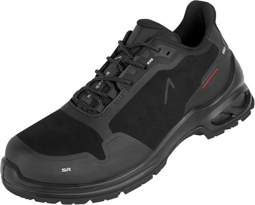 ACE Constructor S3 Arbeitsschuhe - leicht, rutschfest & wasserabweisend - Sicherheitsschuhe für Damen & Herren - Schwarz - 46