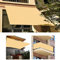 Vela Ombreggiante 3x5m 98% UV Block Vela Ombreggiante Esterni Giardino Patio Festa Cortile Campeggio Corda Gratuita, Beige