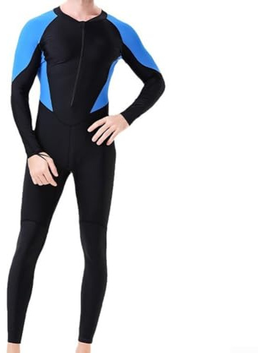 Traje de neopreno para hombre de 1 5 mm con capucha y cremallera frontal para buceo, esnórquel, natación, surf, material transpirable y resistente de secado rápido (XL)