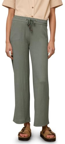 Street One Studio Damen Wide Leg Hose in Crinkle Crash Struktur 3817611