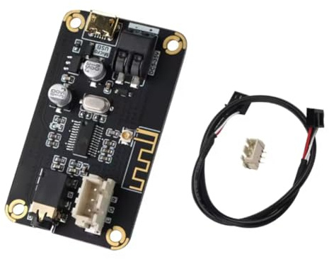 Wesafrae Bluetooth 4.2 MP3-Decoder-Board mit Verlustfreier Fernbedienung, Audio-Receiver-Board, Stereo-Verstärker-Funktionalität