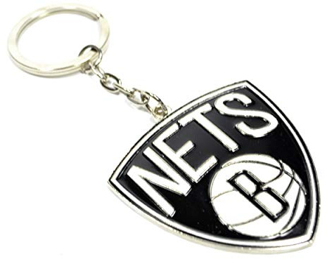 Brooklyn Nets NBA Crest Keyring