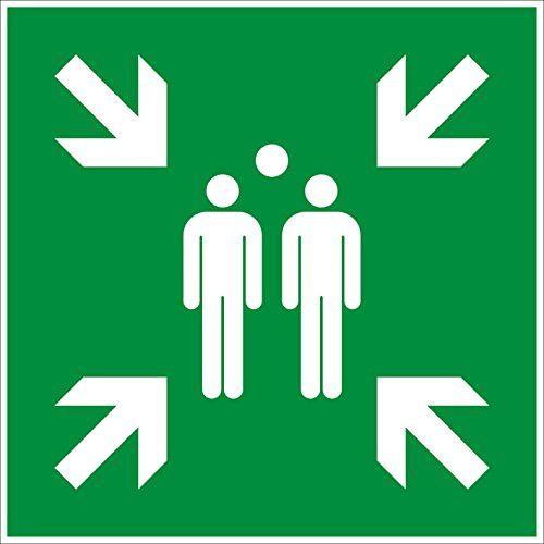Schild Sammelstelle – starr 480 x 480 mm – 4301044