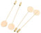 50 Pcs Revers Bâton Broche Plateau Rond Broches Cravate Chapeau Écharpe Badge Aiguille en Acier Inoxydable Ensemble DIY Costume Bijoux Accessoires pour Hommes Femmes Costume, Acier inoxydable, Acier