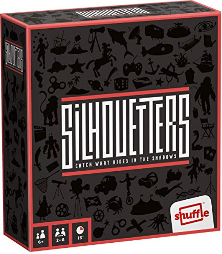 Shuffle Silhouetters Kartenspiel, schnelles Wortspiel, für 2–6 Spieler, tolles Geschenk für Kinder ab 6 Jahren