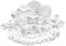 Ensemble De 33 Ustensiles pour DéCoration De GâTeau/Emporte-PièCes avec Poussoirs/Tampons Fleurs, Feuilles Et Diverses Formes pour DéCoration Pte à Sucre, Biscuit, Gteau