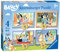 Ravensburger Kinderpuzzle 12, 16, 20, 24 Teile - Bluey 4 in a Box