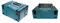 Coffret empilable robuste Makpac Taille 3 - MAKITA 821551-8 & COFFRET MAKITA DE TRANSPORT MAKPAC2 395x295x157 MM (coffret nu) - 821550-0