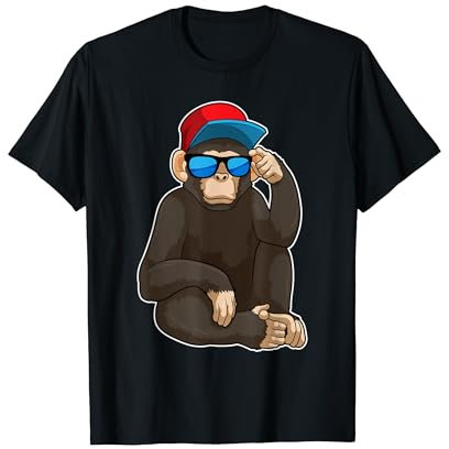 Affe Sonnenbrille T-Shirt