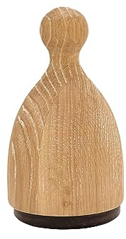 Depot4Design Door Stop, Türstopper, Buchsütze, Briefbeschwerer, Holz, Gummi, Eiche gekälkt, 5010061