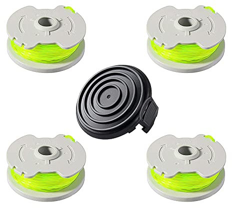 Rasentrimmerfaden für Worx WA0014/WA0037, Ersatzfaden für Worx WG184, WG190, WG191, WG168 (4) 3,5 m